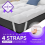 (Double) Mattress Topper Extra Deep 4 Inch Thick(10CM) - Quilted 5