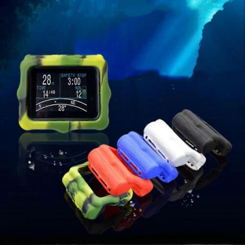 Silicone Dive Computer Watch Protective Case for Perdix AI/ Perdix SA,White 1
