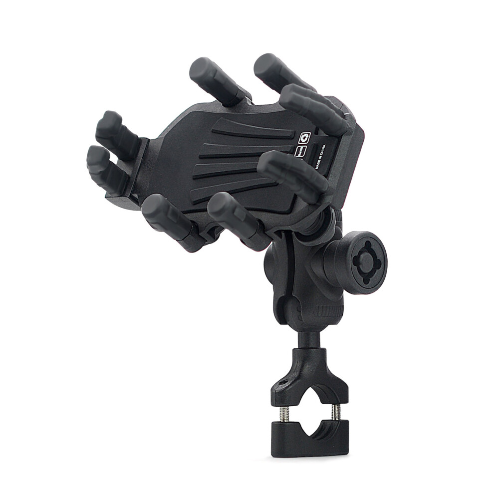 Motorcycle Phone Mount Holder With Vibration Dampener Anti-Theft Motorcycle Cell Phone Holder 360 Adjustable Rotation Motorbike Handlebar 4971314013221