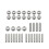 SBC Ölwanne-Stift-Set Edelstahl 283-400 Small-Block 3