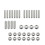 SBC Ölwanne-Stift-Set Edelstahl 283-400 Small-Block 1