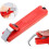 Mini Wire Stripper Crimping Tool for Rubber Silicone Cable Mini Wire Stripper Crimping Tool (red) (1pcs) 3