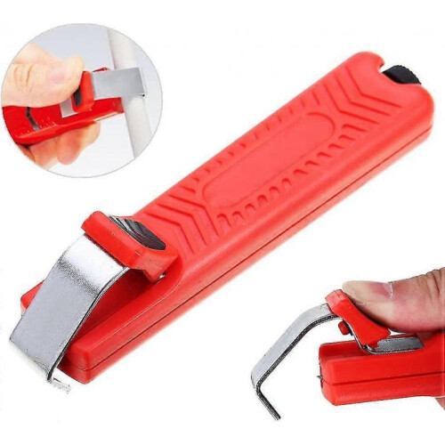 Mini Wire Stripper Crimping Tool for Rubber Silicone Cable Mini Wire Stripper Crimping Tool (red) (1pcs) 2