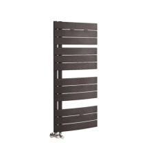 (Anthracite) Nuie Elgin Heated Towel Radiator Rail, Wall Mounted, Bathroom Radiator for Towel Warming