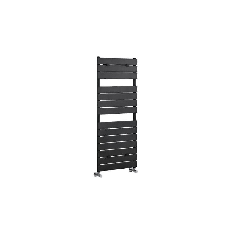 Nuie Anthracite Piazza Heated Towel Rail | | Steel | 1213Mm X 500Mm - Image 2