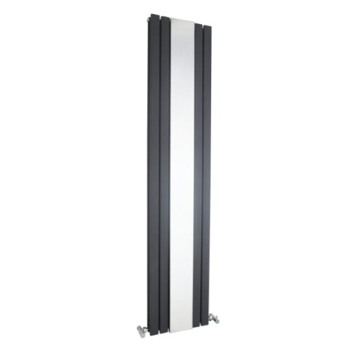 (Anthracite) Nuie Sloane Vertical Double Panel Radiatir, Designer Radiator