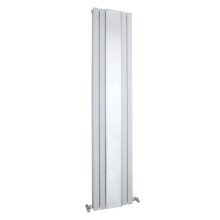(Satin White) Nuie Sloane Vertical Double Panel Radiatir, Designer Radiator