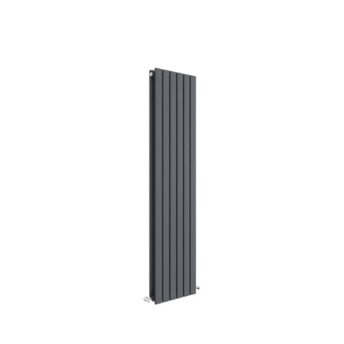 (Anthracite) Nuie Sloane Vertical Double Panel Designer Radiator