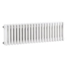 Nuie Colosseum Horizontal Triple Panel Radiator, Traditional Radiator, Ideal for Bathroom, Kitchen, Living Room, 300mm x 999mm, White