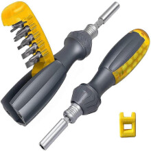 11 In 1 Multi-bit Screwdriver,screwdriver Set, Magnetizer, Telescopic Screwdriver with Magnetic Ratchet Hex Socket for Diy, Home Appliances, Automotiv