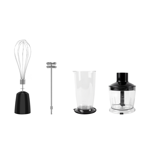Space-Saving Immersion Blender - 304 Stainless Steel Sharp Blades, 1M Cord