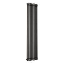 (1800mm x 380mm x 100mm, 3) Helena MKII Column Vertical Radiator - Raw Metal