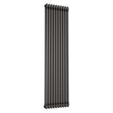 (1800mm x 470mm x 100mm, 3) Helena MKII Column Vertical Radiator - Raw Metal