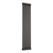 (1800mm x 380mm x 70mm, 2) Helena MKII Column Vertical Radiator - Raw Metal