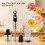Space-Saving Immersion Blender - 304 Stainless Steel Sharp Blades, 1M Cord 7