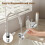 Space-Saving Immersion Blender - 304 Stainless Steel Sharp Blades, 1M Cord 10
