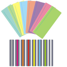 16 PCS Dyslexia Reading Ruler Overlays, Multicoloured Visual Stress Relief for Children and Adults, UK Made Dyslexia Aid, Improve Reading Fo