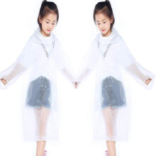 AXOBOG 2 pcs Kids Raincoat with Hood and Sleeves - Waterproof Rain Poncho for Boys and Girls, Portable and Lightweight for Camping, Travel,