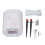 DIY Drip-Kit 18650 2000mAh Weiß 6,5  8  4 cm 3