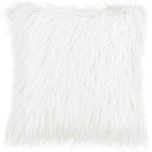 (45*45 cm, White) Pillowcases Faux Fur Set Of 2