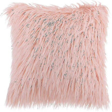 (45*45 cm, Pink) Pillowcases Faux Fur Set Of 2