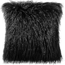 (30*50 cm, Black) Pillowcases Faux Fur Set Of 2