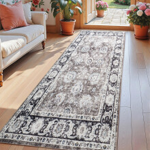 (60 x 220 cm (2 ft. x 7 ft. 2 in)_Runner, Harmony) Traditional Large Rugs Indoor Outdoor Rug Carpets & Mats