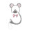 Unisex Mouse Ears Nose Bow Tie And Tail Set with Sound 3