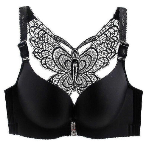 Seamless Front Closure Bra Butterfly Adjustable Push Up Bra Plus Size Bras for Women Wireless Bralette 1