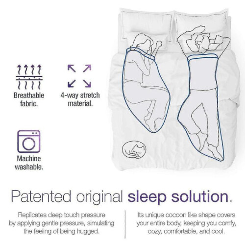 (185*50cm) Wearable Blanket Calming Sensory Sleeping Pod