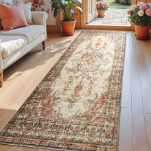 (60 x 220 cm (2 ft. x 7 ft. 2 in)_Runner, Timeless) Traditional Large Rugs Indoor Outdoor Rug Carpets & Mats