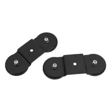 Light Bar Magnetic Base Bracket,car Retrofit Led Long Bar Light Strong Magnet Fixed Base Car Dome Light Strong Magnetic Bracket Magnet(black)(2pcs)