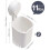 2pcs Suction Cup Toothbrush Holder No Drilling & Reusable 1 Second Installation 3