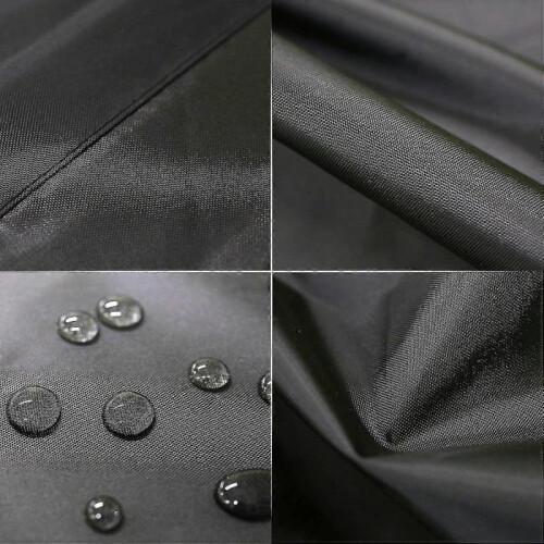Front Loading Washing Machine Protective Cover - Waterproof, Dustproof (xl60x64x85cm) Black 2
