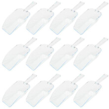 (transparentpowder, small) Plastic Serving Tongs Mini Kitchen Tongs Kitchen Tongs Utility And Plastic Kitchen Scoops