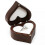(D) Engagement Ring Box Heart Shape Wooden Ring Case Unique For Proposal Wedding 1
