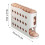 (1pc, Yellow) 1/2Pcs Egg Storage Box with Protective Railings Deep Grooves Design Large Capacity Auto Rolling 3