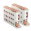(1pc, White) 1/2Pcs Egg Storage Box with Protective Railings Deep Grooves Design Large Capacity Auto Rolling 1