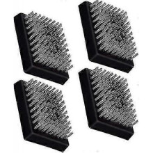 4 Pack Replacement Grill Brush Heads, Cordless, Replaceable Heads Compatible with Most Grill Brushes, Best Bbq Cleaner (4 Pcs)