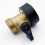 2-pack Heavy Duty Brass Shutoff Valve Garden Hose Connectors 2