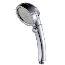 Shower Head, Universal Hand Shower 3 Modes Handheld Shower Water Saving Shower Head with Detachable Shower Head Chrome Bathroom Shower Silver