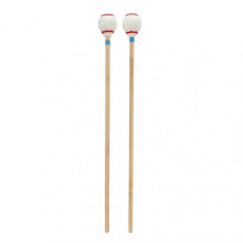 2024 2Pcs Marimba Yarn Mallets Soft Comfortable Handle Medium Hard Heads Yarn Marimba Mallets Head for Instrument Playing