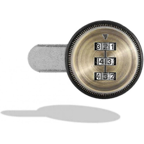 (20mm) Code Combination Cam Lock, 3 Digit Mechanical Password Lock, Keyless Mailbox Lock, Retro Cabinet Drawer Password Code Lock
