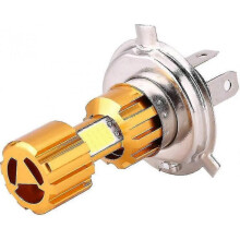 Motorcycle Headlight Bulb Electric Car Headlight Conversion Headlight (gold) (1pcs)