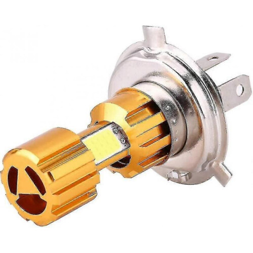 Motorcycle Headlight Bulb Electric Car Headlight Conversion Headlight (gold) (1pcs)