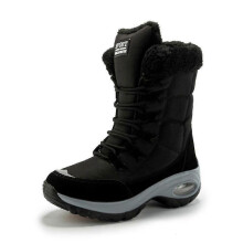 (36, Black) Warm Waterproof Mid-calf Winter Boots For Women
