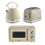 Ariete Ariete Vintage Dome Kettle, 2 Slice Toaster & Microwave Cream Set 1