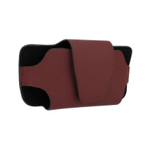 (coral red) Sunglass Holder For Car, Car Visor Sunglasses Case With Hidden Magnetic Closure Universal Automotive Eyeglasses
