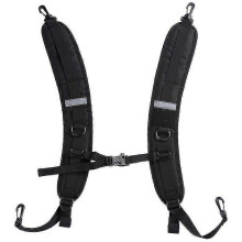 Backpack Straps Adjustable Padded Shoulder Straps for Backpack Dry Bag(1pcs, Black)