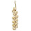 (White) Artificial Garlic String Ornament House Kitchen Party Pub Decoration Cabinet 1